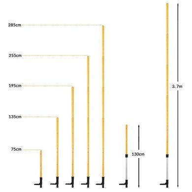 Штанга з триногою 2в1 для лазерного рівня Firecore Fukuda Huepar 3.7м
