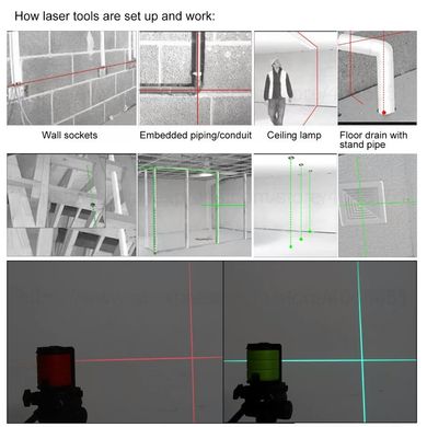 Зеленый луч XEAST Новая модель 2 луча, лазерный уровень ( нивелир )