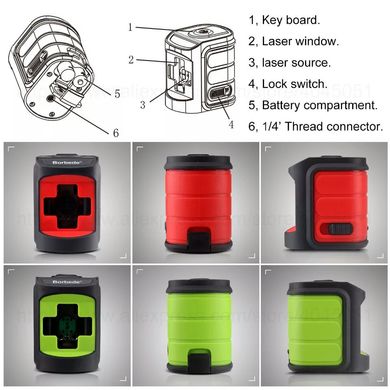 Зеленый луч XEAST Новая модель 2 луча, лазерный уровень ( нивелир )